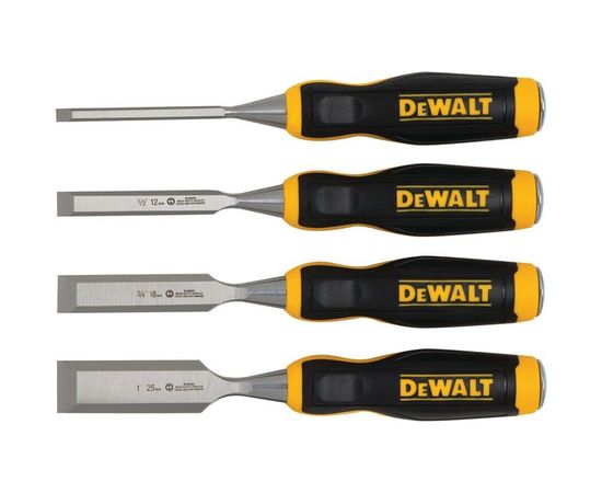 Набор стамесок DEWALT 4 шт, 6, 12, 18, 25 мм DWHT0-16063 