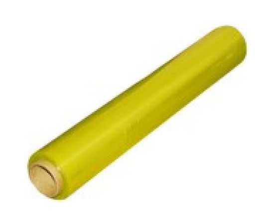 Стрейч пленка первый сорт ПАКПОЛИМЕР желтая 500мм 2200гр 23мкм 