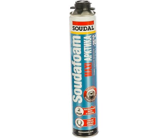 Зимняя пистолетная пена SOUDAL Соудафоам Макси 70 Арктик 121625 