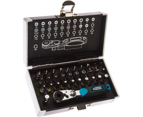 Набор бит и магнитный адаптер (33 предмета) GROSS 11365 