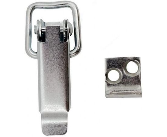 Замок для ящика VORMANN с ответной частью, прямая, 52х23 мм, оцинкованный 01202050/8015 
