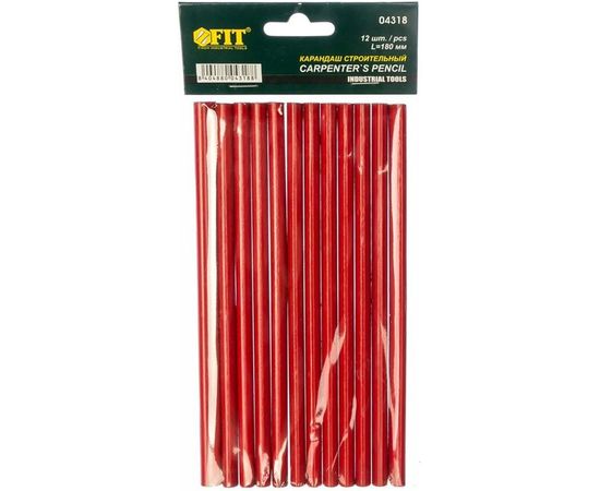 Строительный карандаш 180 мм FIT 04318 