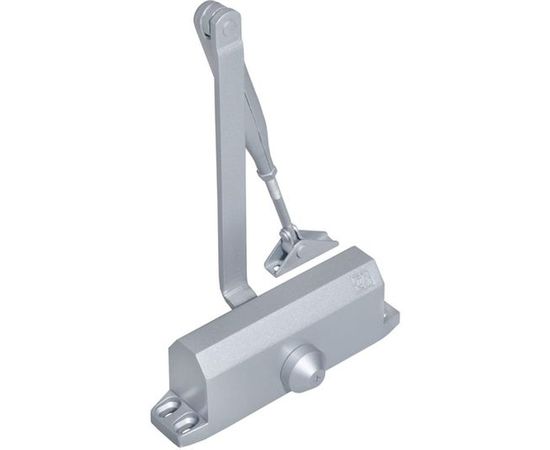 Доводчик DOORLOCK DL77N size 4/5 серебристый, крепежные размеры 162-168мм х 19мм 75540 