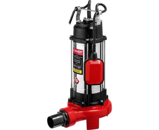 Фекальный погружной насос Зубр НПФ-1500-Р – изображение 5