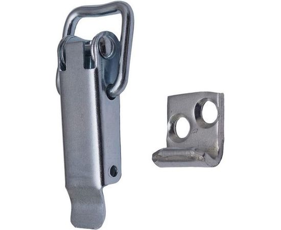 Замок для ящика VORMANN с ответной частью, прямая, 52х23 мм, оцинкованный 01202050/8015 – изображение 2