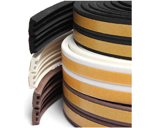 Самоклеящийся уплотнитель Sila Home Е 150 м, 9х4 мм, коричневый 40AX – изображение 2