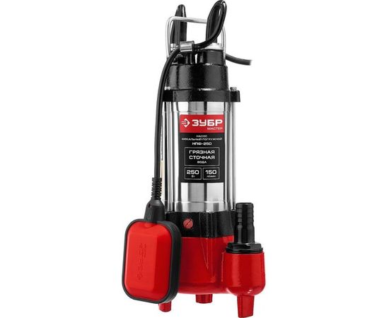 Фекальный погружной насос Зубр НПФ-250 – изображение 3