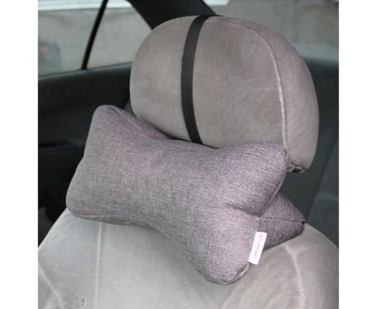 Подушка-косточка на подголовник AutoStandart с наполнителем из ЛУЗГИ ГРЕЧИХИ 103621 – изображение 3