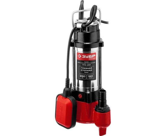 Фекальный погружной насос Зубр НПФ-250 – изображение 4