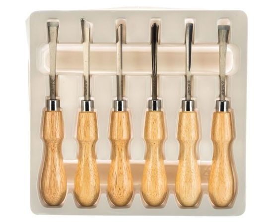 Стамески Зубр ЭКСПЕРТ фигурные профессиональные, 6шт 18373-H6 – изображение 3