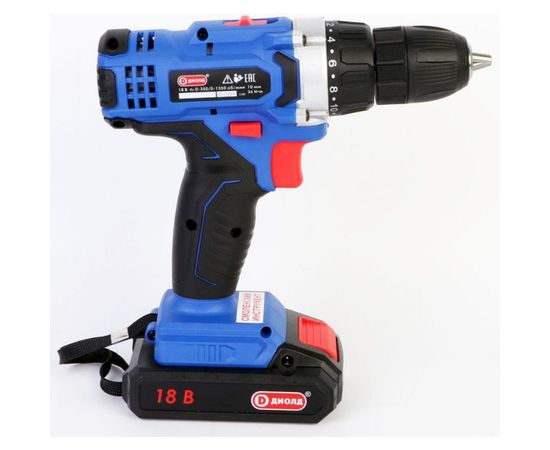 Дрель-шуруповерт ДИОЛД ДЭА-18ЛИ-07 10022148 – изображение 4