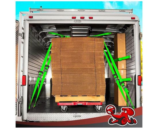 Стяжка для крепления груза DSV 27мм х 3м, 1,1 т, 2 шт R88702 – изображение 3