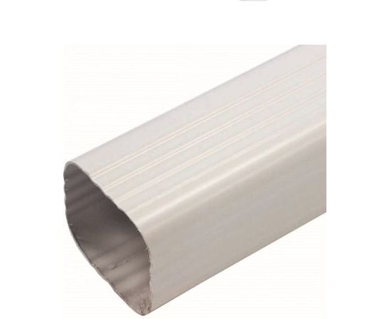 Водосточная труба MUROl ПВХ, 3 метра, U110/67, белый TW30 