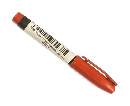 Строительный маркер MOS красный 04365М 
