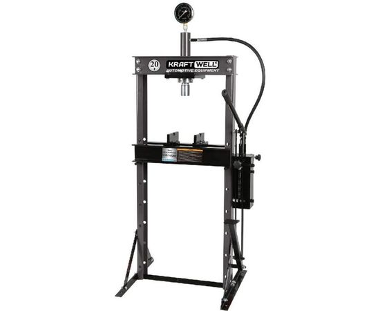 Пресс с ручным и ножным приводом (усилие 20 т) KraftWell KRWPR20F 