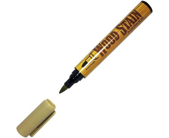 Маркер по дереву MARVY UCHIDA ретуширующий на спиртовой основе, наконечник кисть Cypress MAR810/1 