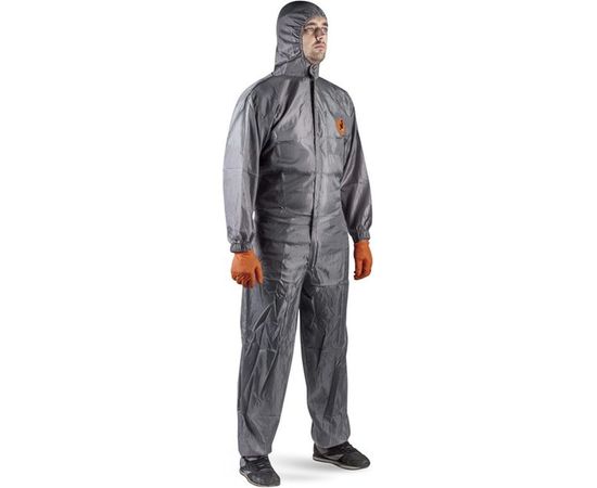 Малярный ��ногоразовый комбинезон JetaSafety серый JPC75G-XXL 