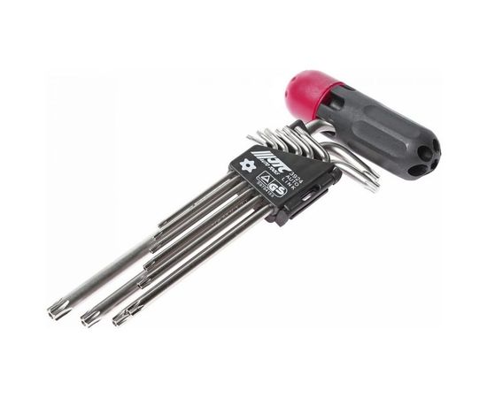 Набор Г-образных ключей TORX T10Н-Т50H 9шт JTC-3924 