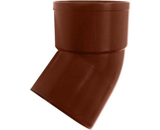 Отвод водосточной трубы MUROl 45 градусов, 80 мм, коричневый 12580 