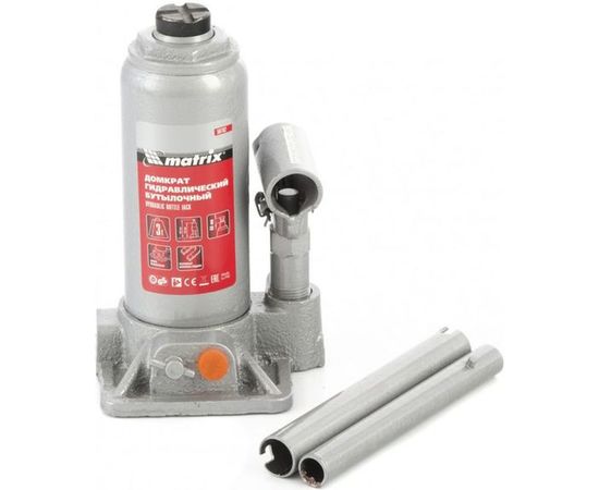 Гидравлический бутылочный домкрат, 3 т, h подъема 178–343 мм MATRIX 50762 