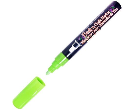 Меловой маркер для стекла MARVY UCHIDA 1,5-6 мм неон-зел. MAR480/4F 