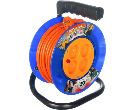 Силовой удлинитель UNIVersal У10-014 термо ПВС 2*1 20м 9634593 