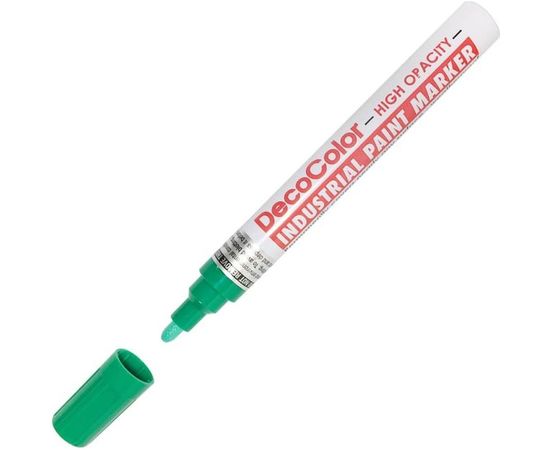 Перманентный маркер для пром. графики MARVY UCHIDA 2-5мм зеленый MAR728/4 