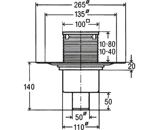 Трап Viega Advantix с сухим затвором, вертикальный 583224 00020095 – изображение 2