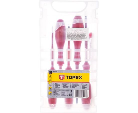 Набор отверток TOPEX 1000В 6 шт. 39D155 – изображение 2