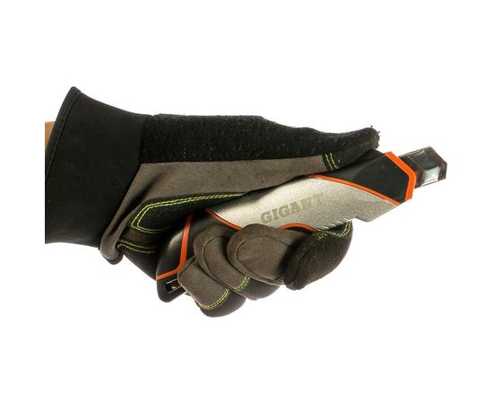 Строительный нож 18 мм, в металлическом корпусе с винтовым фиксатором Gigant GWK 628 – изображение 4