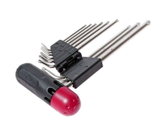 Набор Г-образных ключей TORX T10Н-Т50H 9шт JTC-3924 – изображение 3