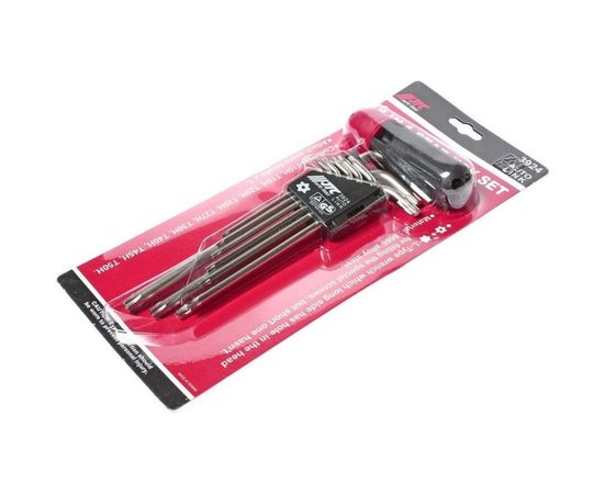 Набор Г-образных ключей TORX T10Н-Т50H 9шт JTC-3924 – изображение 2