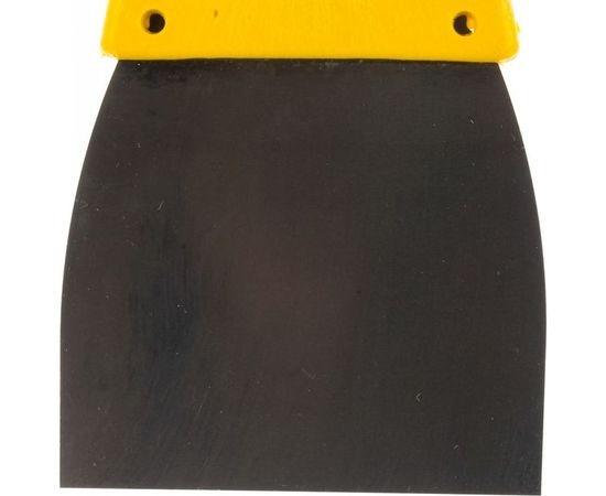 Гладкий шпатель из нержавеющей стали 100мм Jettools желтый Шн/желт-100 – изображение 2