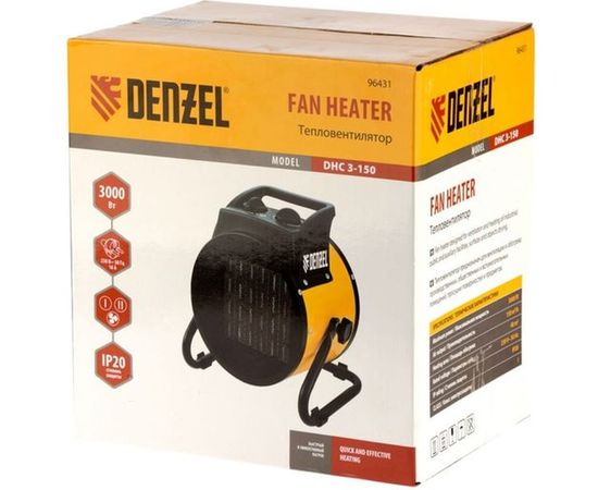 Тепловая пушка DENZEL керамический нагреватель 96431 – изображение 4