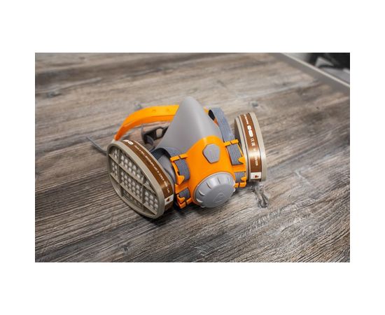 Полумаска для защиты дыхания Jeta Safety J-SET из силикона, размер L, фильтры 6500K-L КОМПЛЕКТ – изображение 13