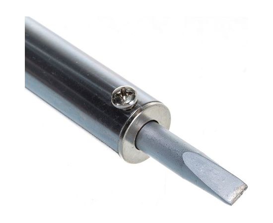 Паяльник с двухкомпонентной рукояткой и долговечным жалом, в комплекте припой и подставка, 100Вт, клин STAYER PROFI 55300-100 – изображение 5