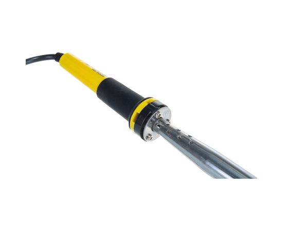 Паяльник с двухкомпонентной рукояткой и долговечным жалом, в комплекте припой и подставка, 100Вт, клин STAYER PROFI 55300-100 – изображение 6