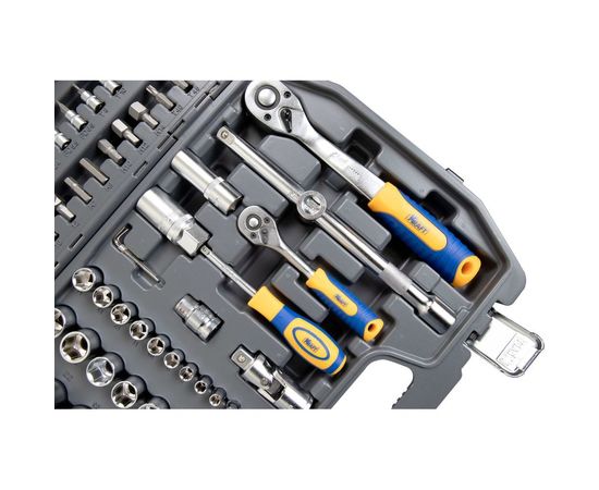 Набор инструмента 1/2 Dr и 1/4 Dr 94 предмета KRAFT KT 700306 – изображение 3