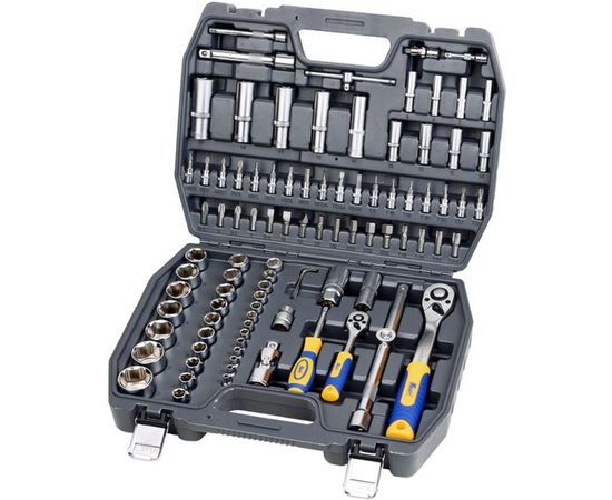 Набор инструмента 1/2 Dr и 1/4 Dr 94 предмета KRAFT KT 700306 – изображение 2