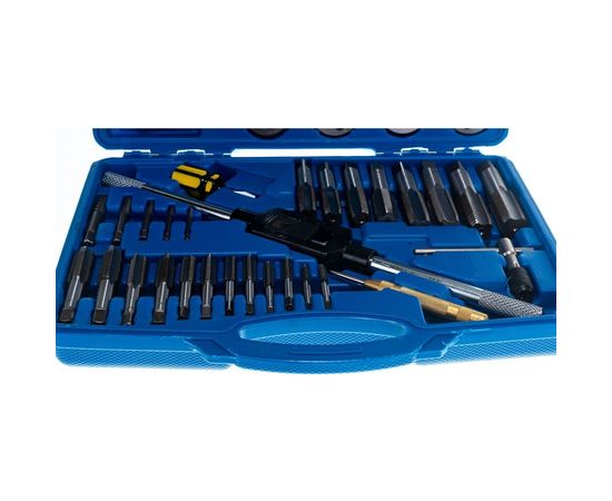 Набор метчиков и плашек VERTUL метрический, 51 предмет VR50547 – изображение 6