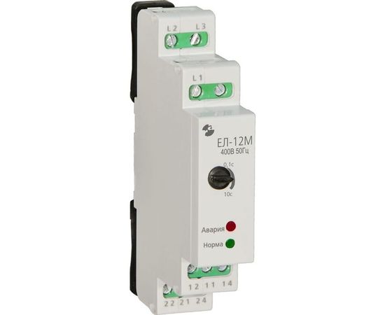 Реле контроля трехфазного напряжения Реле и Автоматика, ЕЛ-12М 400В 50Гц A8222-80108721 