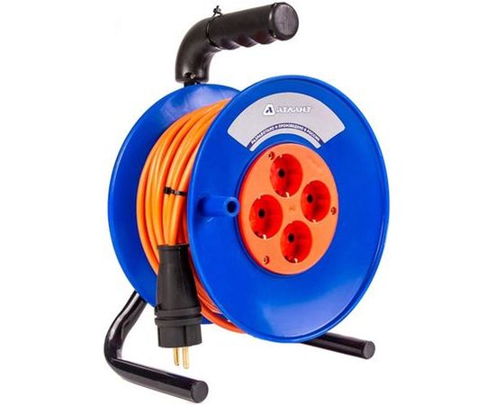 Удлинитель на катушке АТЛАНТ ПВС 2x1.5 50 м 40170 