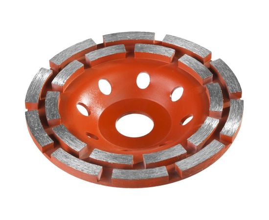 Чашка алмазная двухрядная 125 мм ЗУБР Мастер, 33376-125 