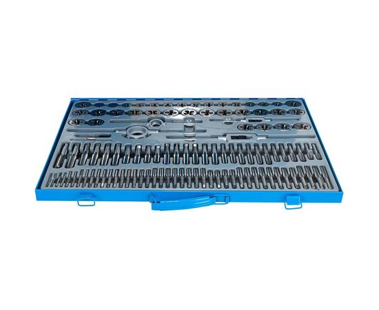 Набор метчиков и плашек "ПРОФЕССИОНАЛ", сталь Р6М5, 110 предметов ЗУБР 28110-H110 