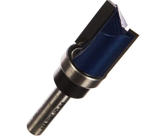 Фреза пазовая прямая с верхним подшипником ПРОФЕССИОНАЛ (19х70 мм; хвостовик 8 мм; ВК 6) Зубр 28756-19-26 