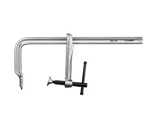 Струбцина ЗУБР КС-300/120 тип F, 300/120 мм 32157-120-300 – изображение 6
