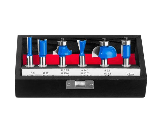 Набор фрез по дереву (6 шт; хвостовик 8 мм) Зубр 28795-H6 – изображение 2