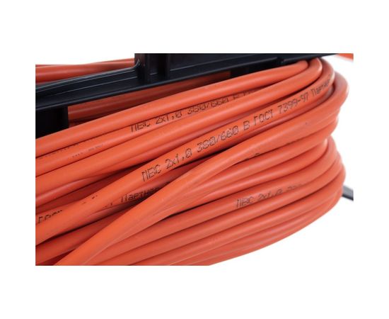 Силовой удлинитель ЭРА UFx-1-2x1.0-30m-IP44 на рамке, без заземления, 1 гнездо, 30м, ПВС, 2х1 Б0043041 – изображение 5