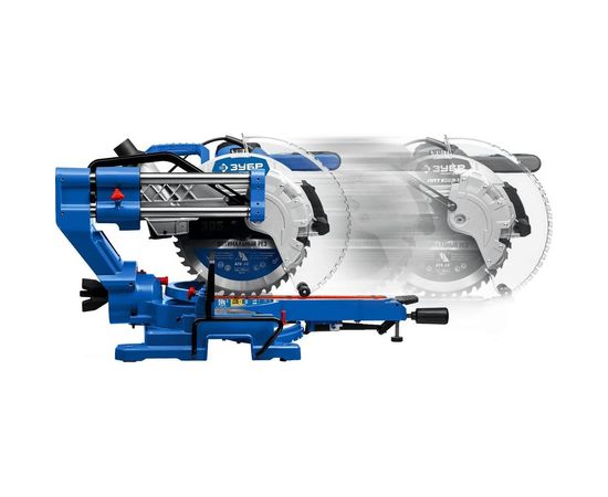 Торцовочная пила с протяжкой ЗУБР Профессионал, d 305 х 30 мм, 2000 Вт ППТ-305-П – изображение 5