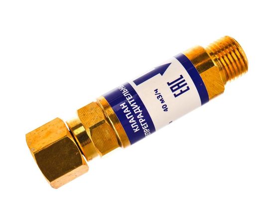 Клапан огнепреградительный кислородный КОК 1C007-0002 288R (М16х1.5) на редуктор Сварог 96620 – изображение 4